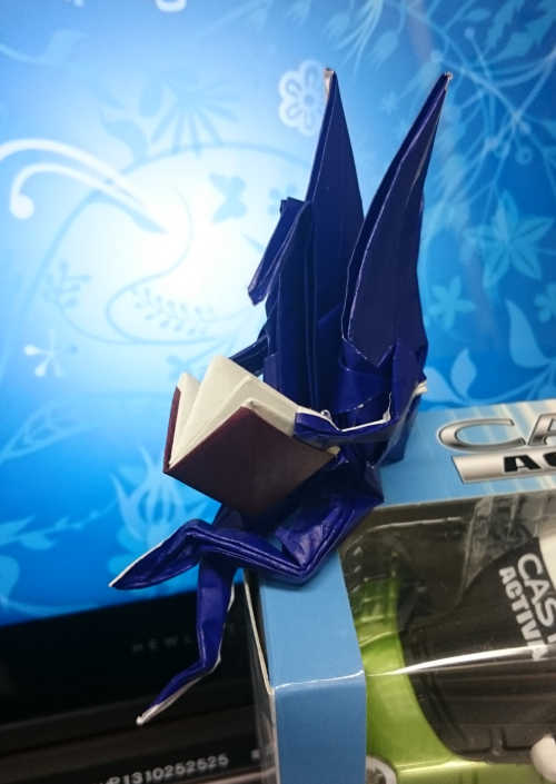 折り紙でツル星人を作ってみたよ 54東 えっちゃん